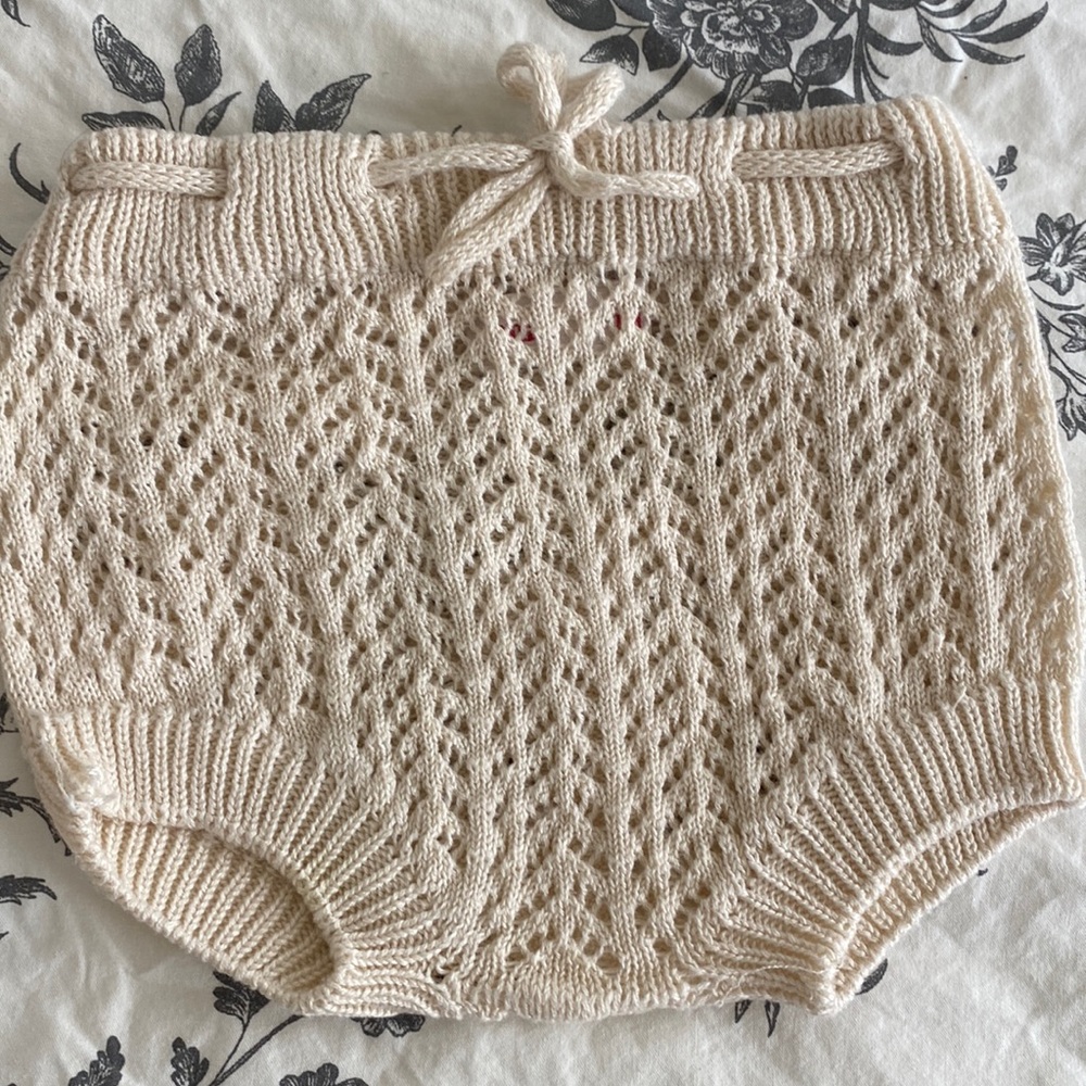 Crochet bloomer, condor, cream, 1month